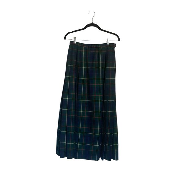 Vintage Pendleton Signature Tartan Skirt Sz 6 Midi Plaid Wool Preppy Academia - Picture 2 of 12